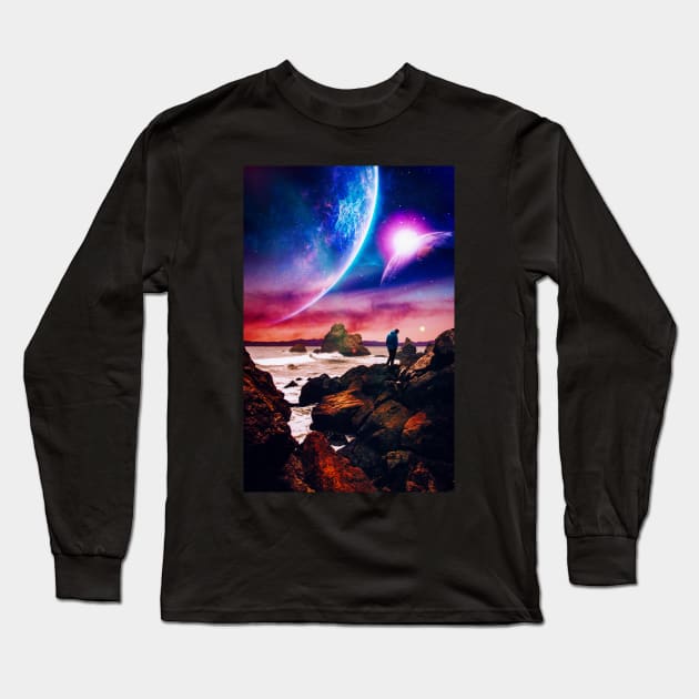 Worlds Apart Long Sleeve T-Shirt by SeamlessOo